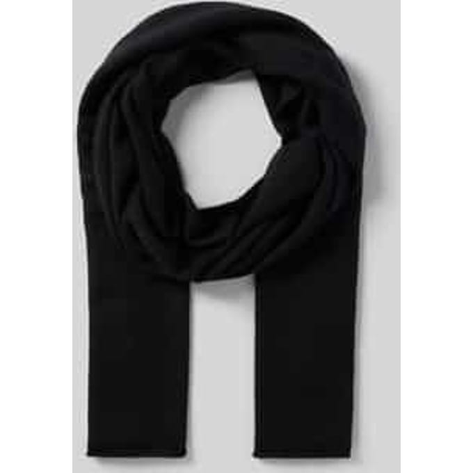 ROECKL Sjaal Cashmere Business Cashmere Scarf Black Zwart