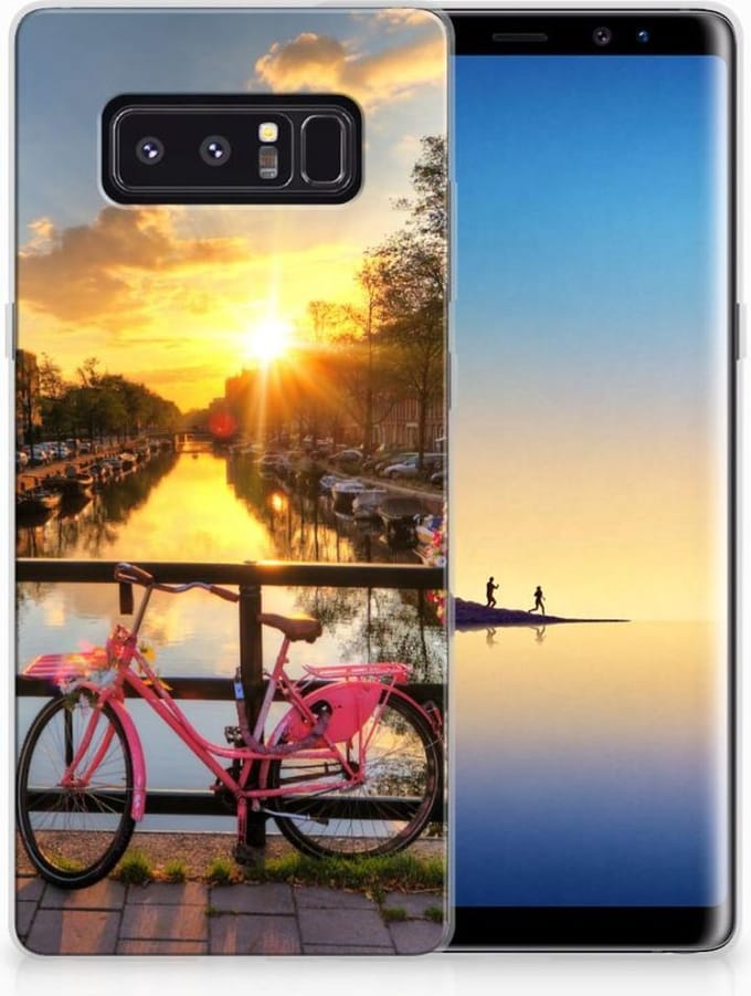 Samsung Galaxy Note 8 Siliconen Back Cover Amsterdamse Grachten