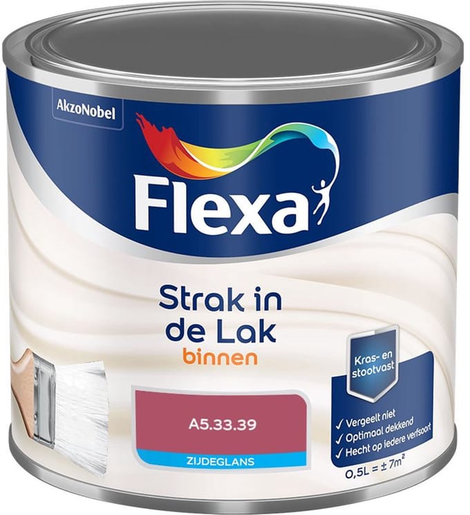 Flexa - Strak In De Lak Binnenlak Zijdeglans - A5.33.39 - Mengverf - 500 Ml