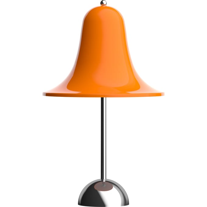 Verpan LED-batterij-tafellamp Pantop, oranje, hoogte 30 cm