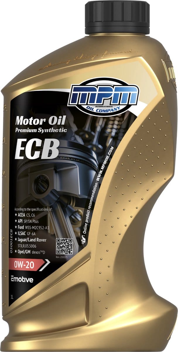 MPM Motorolie 0w20 Ecoblue Ford - 1 liter