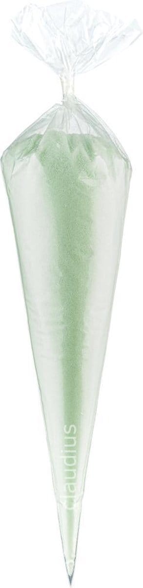 Scrubzout Eucalyptus - 500 gram in puntzak transparant - set van 6 stuks - Hydraterende Lichaamsscrub