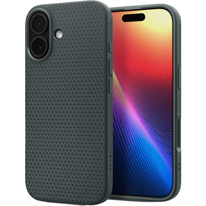 Spigen Liquid Air Hoesje Geschikt voor Apple iPhone 17 - Back Cover Flexibel TPU Groen