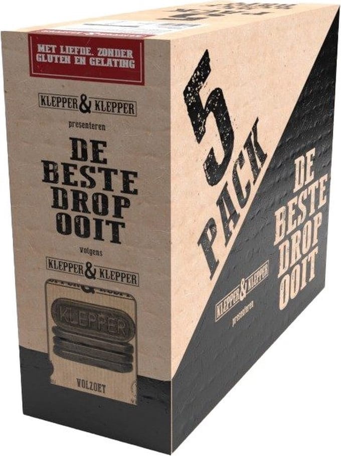 Klepper & Klepper De beste drop ooit volzoet 5 zakjes x 200 gram