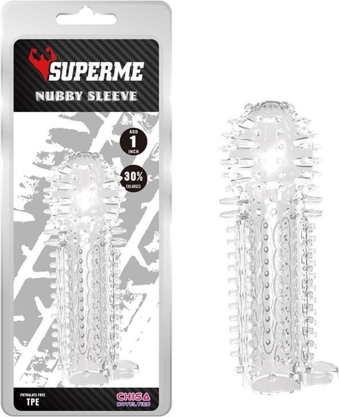 SuperMe - Nubby Sleeve - Transparant