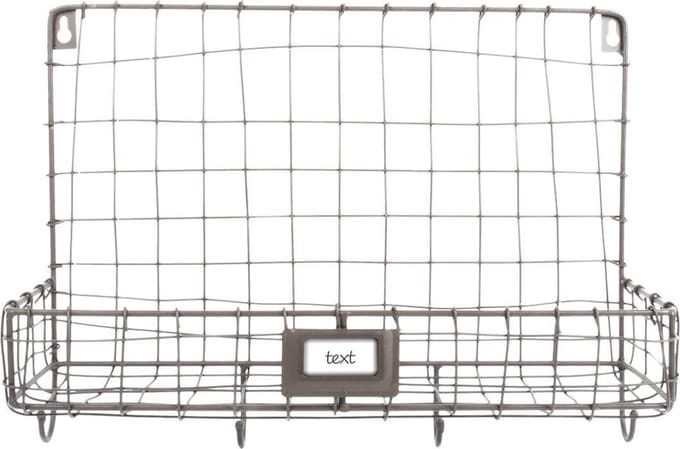 Esschert Design Wandrek Draad 39,2 X 28,7 Cm Staal Roestbruin