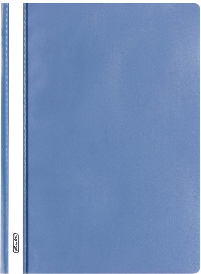 Schnellhefter A4 PP blau Schulheft. 1er Pa