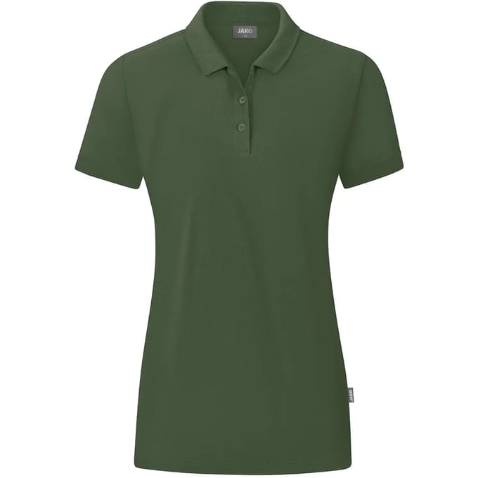 Jako Organic Polo Dames - Olijf | Maat: 46