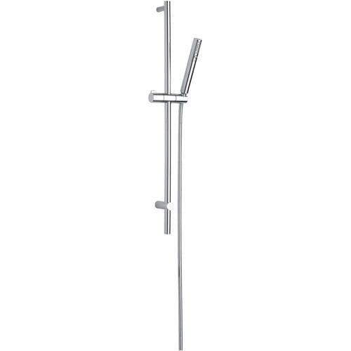 Megabad Profi Collection House shower set angular incl. bar hand shower with 2 spray modes MBX20005
