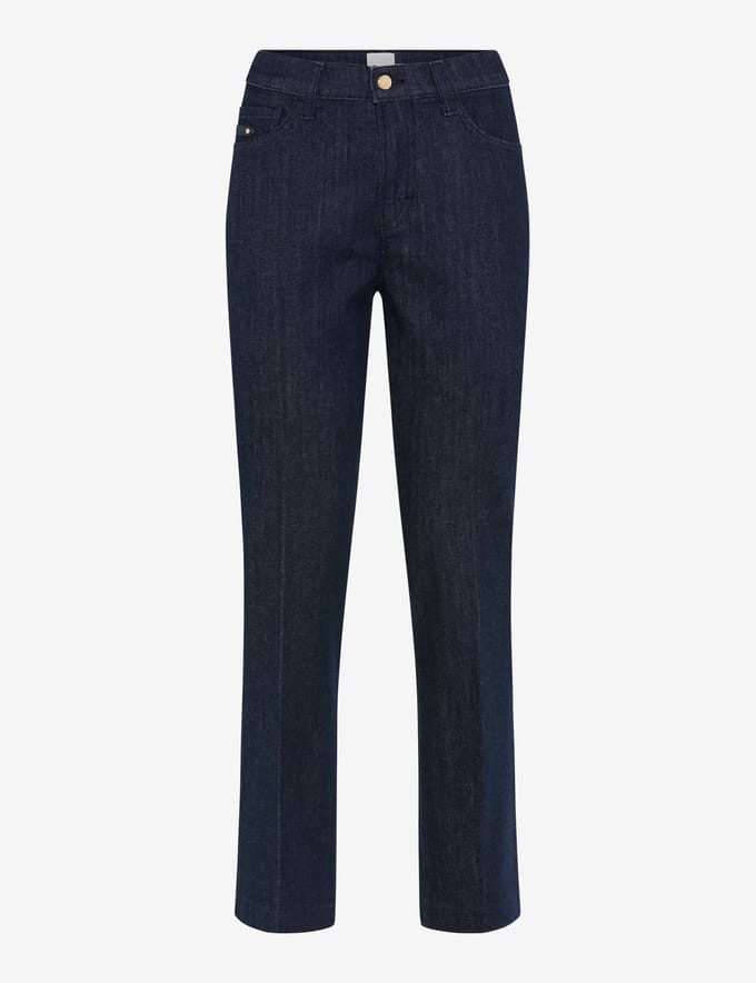 Brax Dames Jeans  Style MAY S CLEAN RAW BLUE, denim donkerblauw, maat 34