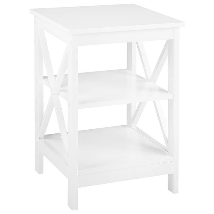 FOSTER - Bijzettafel - Wit - MDF