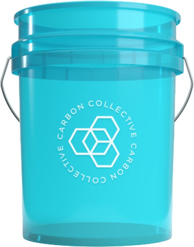 CARBON COLLECTIVE - Clear Teal Detailing Bucket - 20L