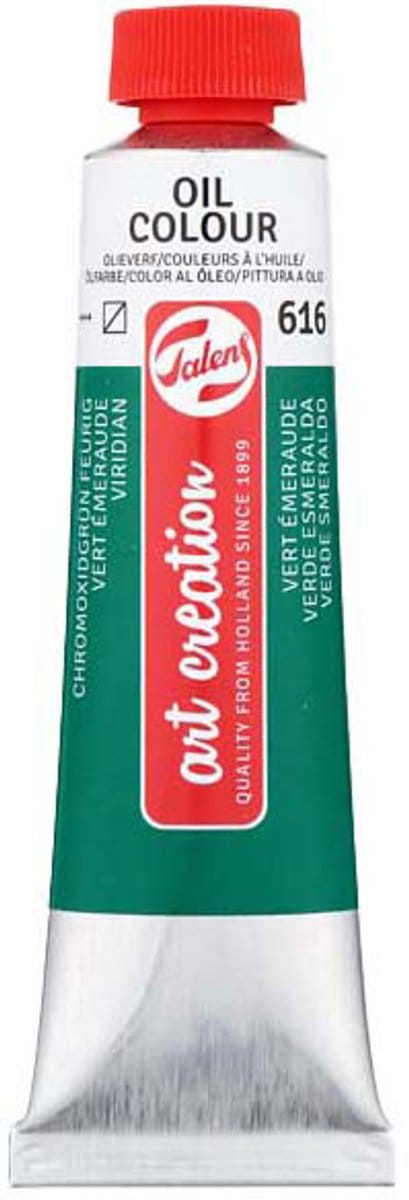 Olieverf tube 40ml schilderen Vert Meraude 616 creatief.