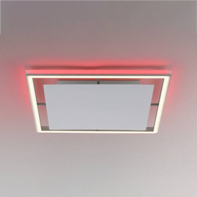 Paul Neuhaus Helix LED plafondlamp vierkant 50cm