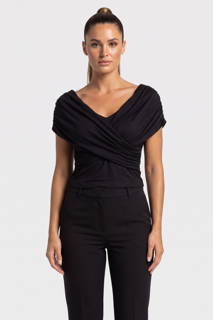 VIVEH Giada Top Black Taglia: 46 | Magliette intime Outlet | Donna | Nero