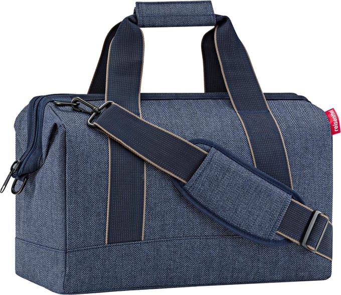 Reisenthel Allrounder M Reistas Sporttas - 18L - Herringbone Donkerblauw