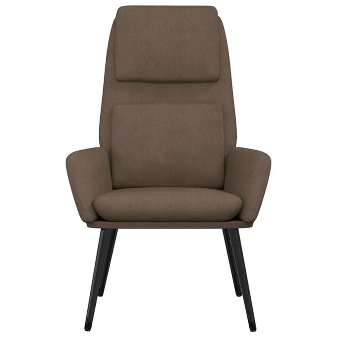 vidaXL - Relaxstoel - stof - taupe
