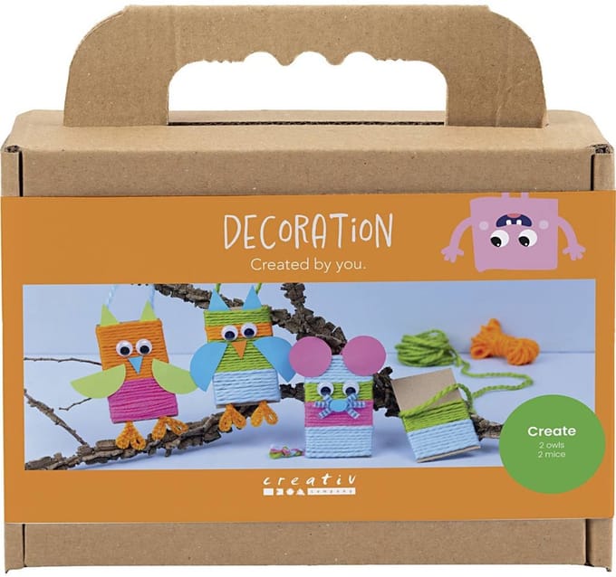 CC Mini Hobbyset Decoratie Muizen En Uilen Diverse Kleuren