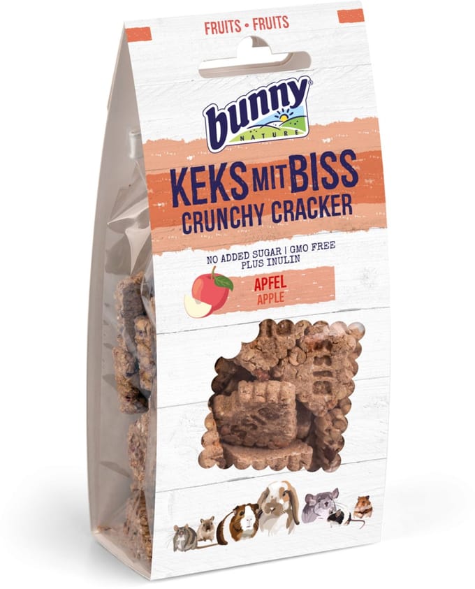 Bunny Nature Crunchy Cracker Appel 50 gr