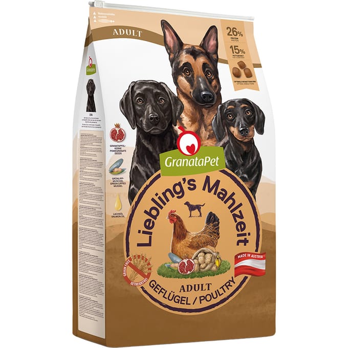 GranataPet Liebling's Mahlzeit Hondenvoer - Gevogelte - 10 kg