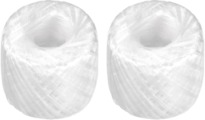 Cosensi - Dailygoods - Polyester Nylon Touw 250m voor DIY Projecten Wit