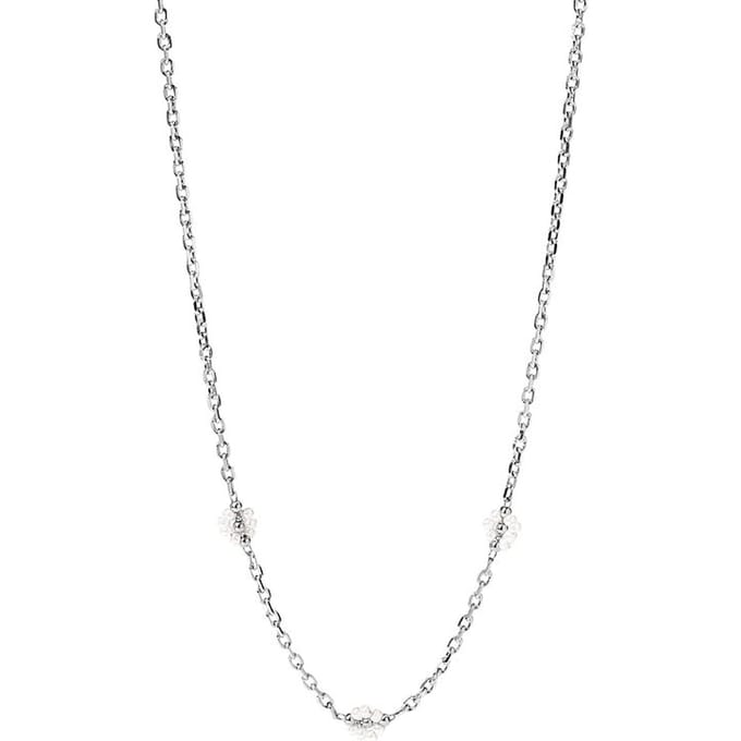 PURELEI Linen Blossom Kette Silver Größe: OS | Halsketten Outlet | Damen | Grau