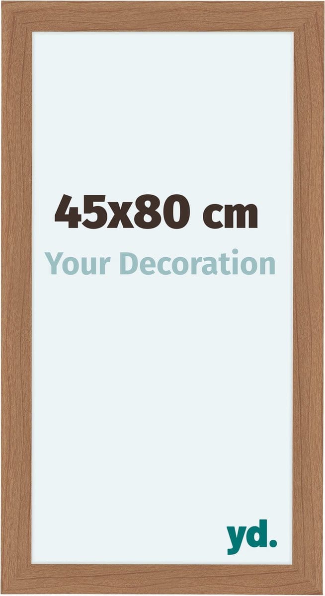 Your Decoration - Fotolijst 45x80 cm - MDF - Notenhout Licht - Como