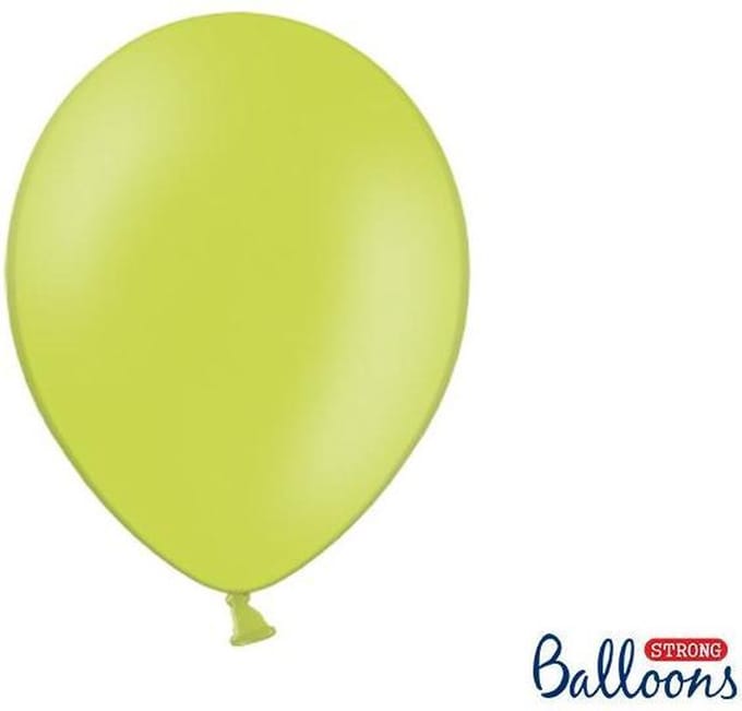 Ballonnen Pastel Lime Groen - 10 Stuks