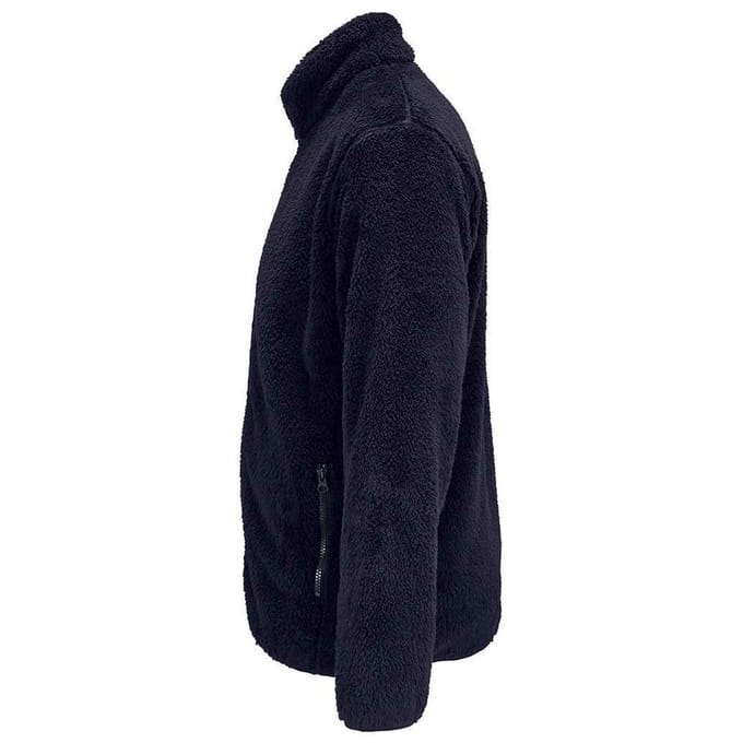 SOLS Vink Fluffy Jacket voor volwassenen (Marine)