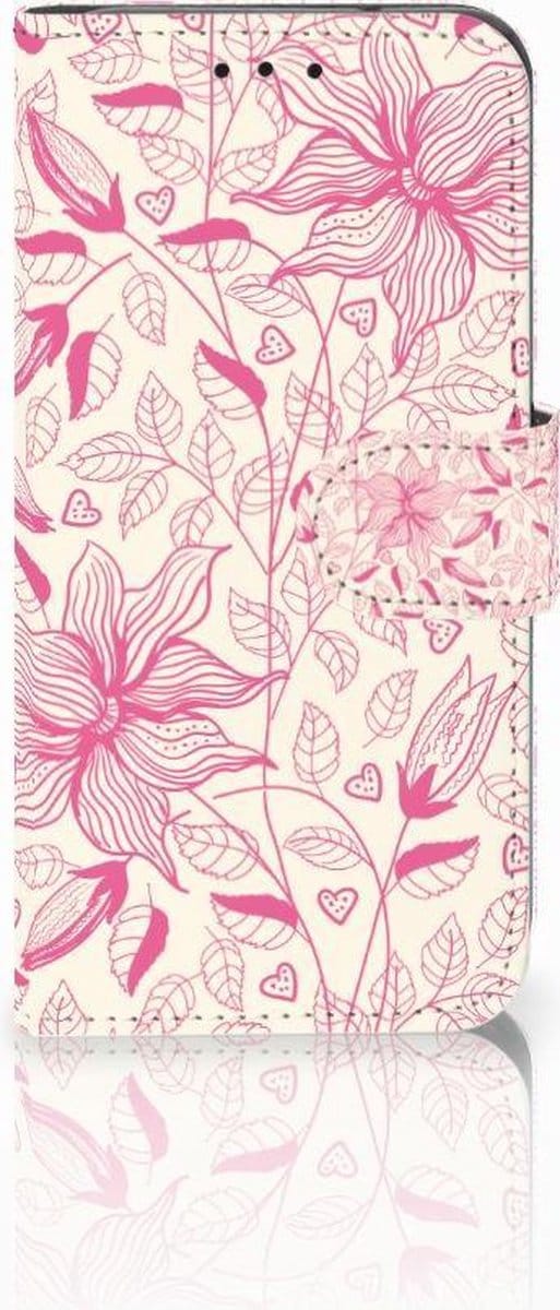 Samsung Galaxy S10e Hoesje Pink Flowers