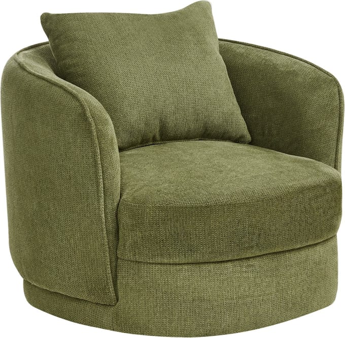 ANDALEN - Fauteuil - Groen - Polyester
