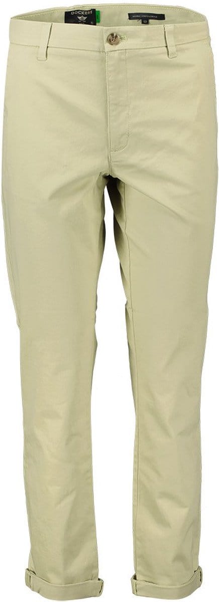 Dockers Weekend Regular Slim Ankle Fit Chino Broek Beige 29 Vrouw
