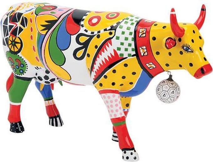 Cowparade - Kick Cow Large - 46450