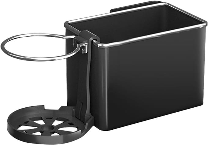 Auto Opbergdoos - Auto Organizer - Auto Interieur Opruimen - Grote Capaciteit - 19 x 14 x 12 cm - Zwart