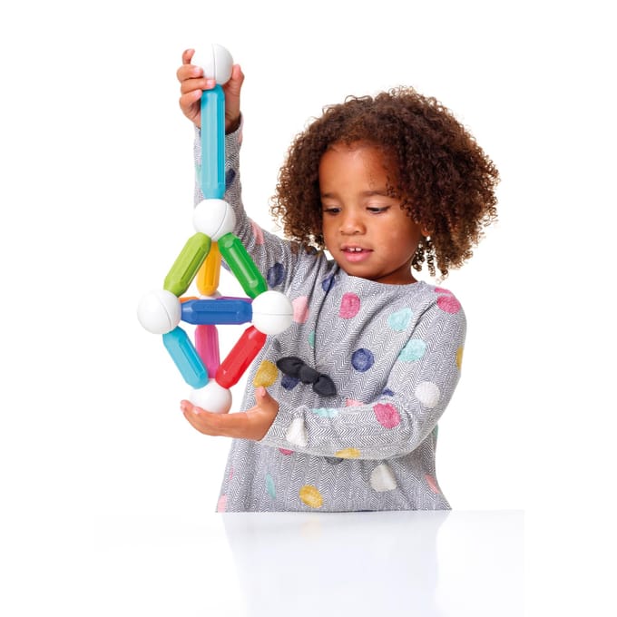 SmartMax My First Builder Set - Magnetisch Bouwspeelgoed - 20-Delige Set met Gebogen Staven - Educatief Speelgoed voor Peuters - Vanaf 1 Jaar