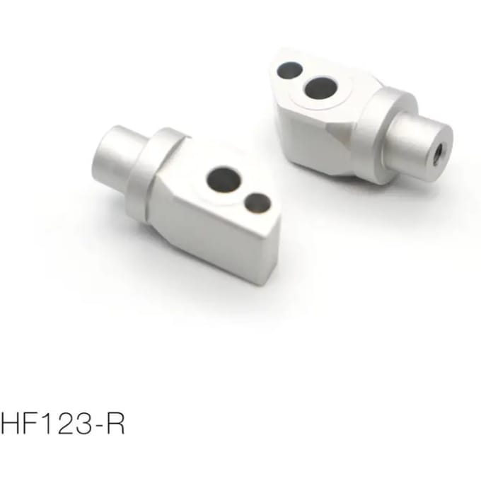 Paar voetsteunadapters voor achterop motorfiets Barracuda Honda