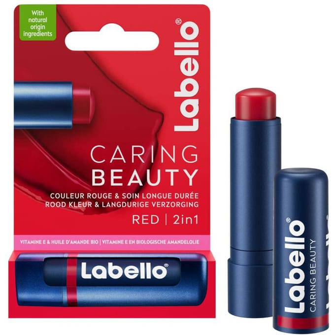 Labello Caring Beauty Red 2-in-1 4,8 Lippenbescherming