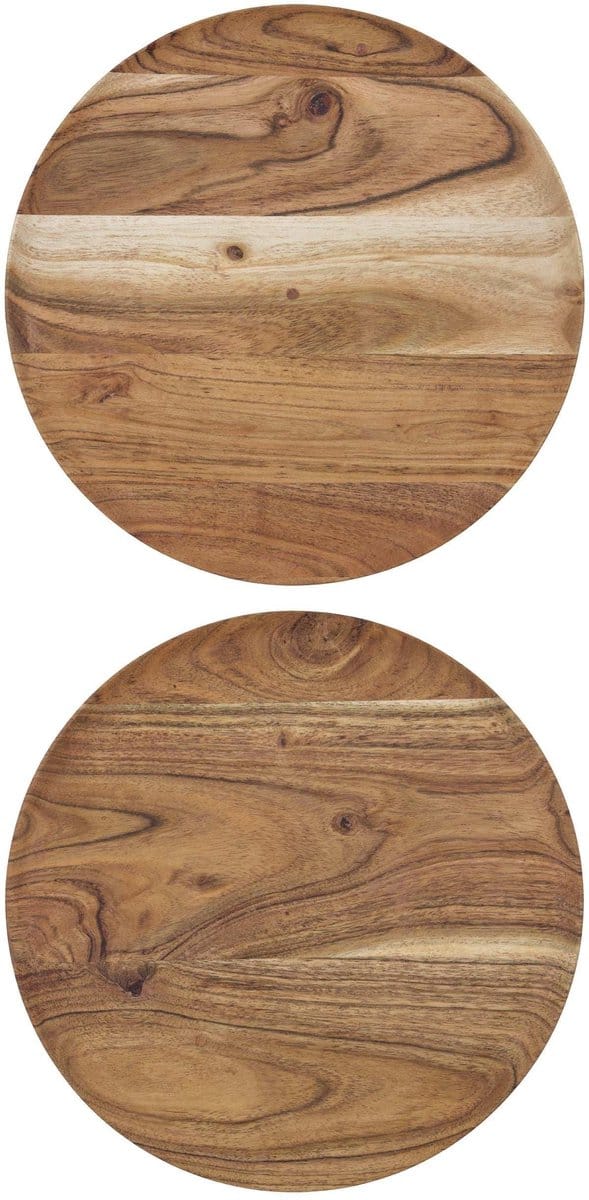 House Doctor Schalen wood naturel 25cm - 2 stuks