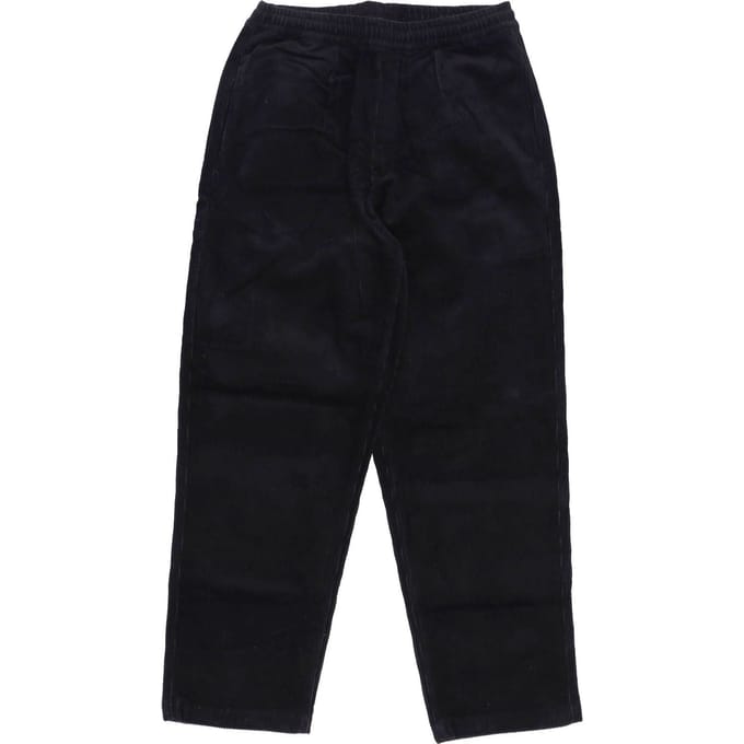 Corduroy vrijetijdsbroek Zwarte lange herenbroek