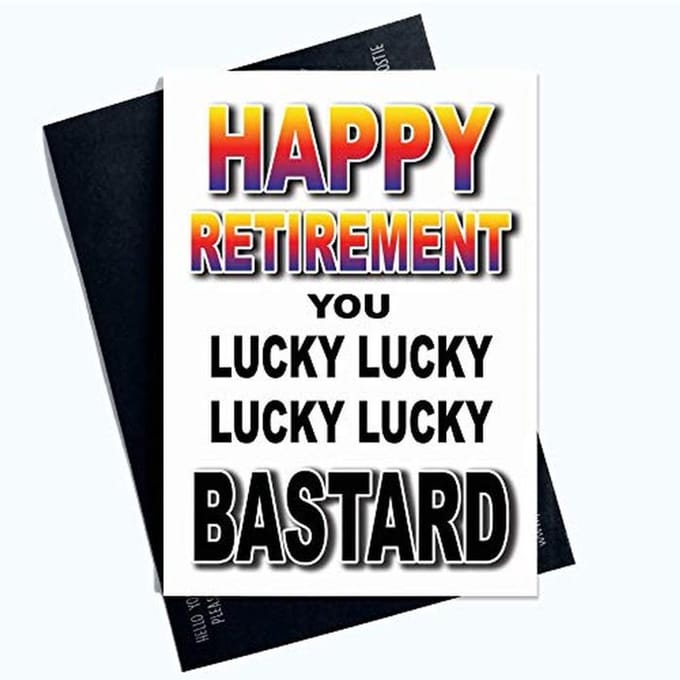 Grappige Pensioen Kaarten voor Collega's - Perfecte Grappige Kaart voor een Afscheidsfeest