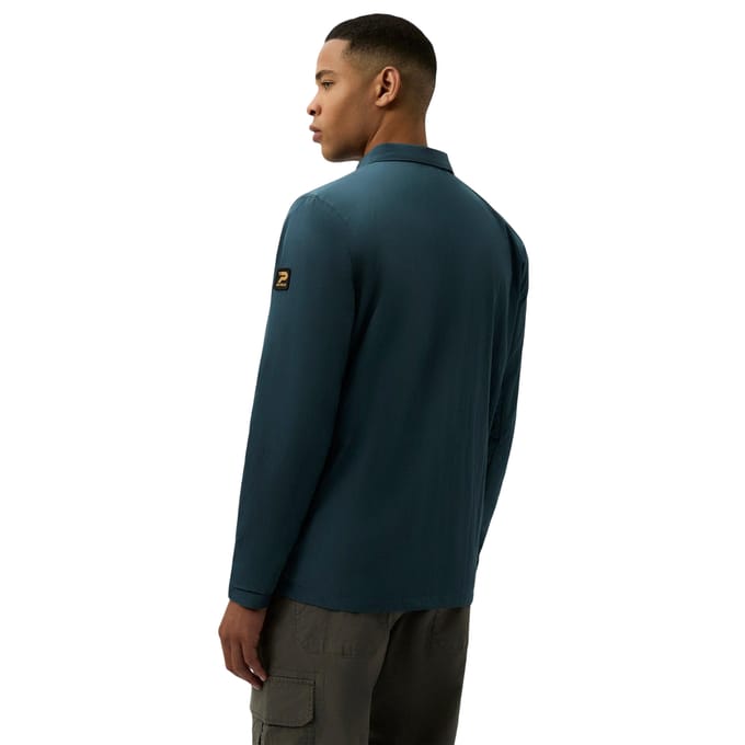 Patrick Mens Jackson Overhemd (Donkerblauw)