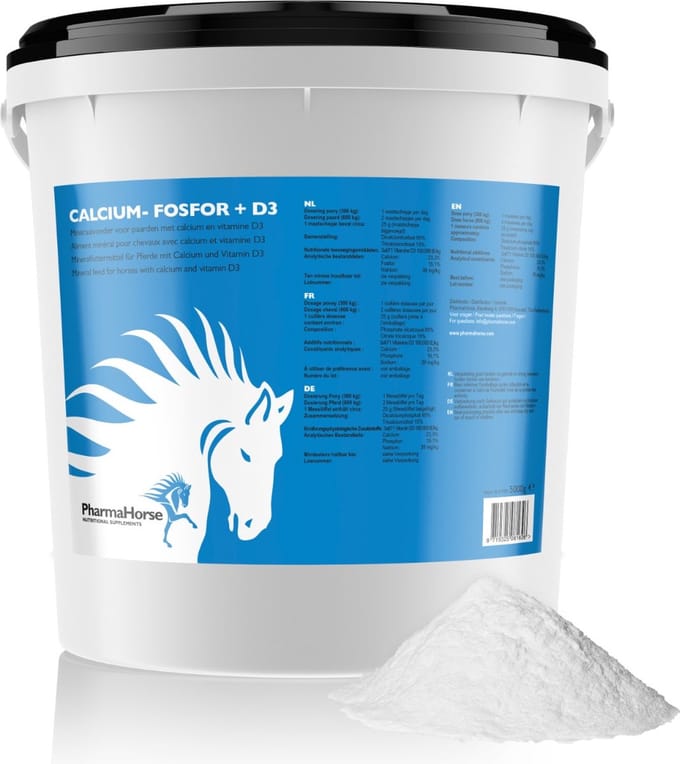 PharmaHorse Calcium-Fosfor + D3 - 5000 gram
