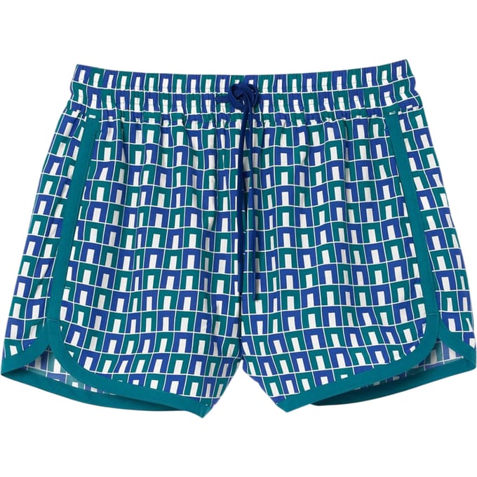 Lacoste Dames-shorts met geometrisch patroon (Veelkleurig)