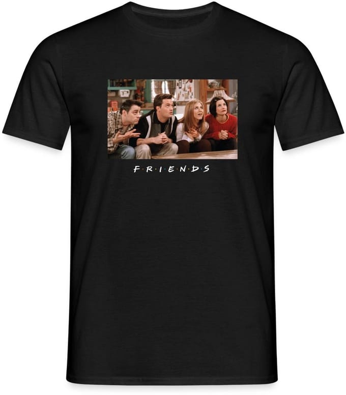 Friends On The Couch T-Shirt Heren