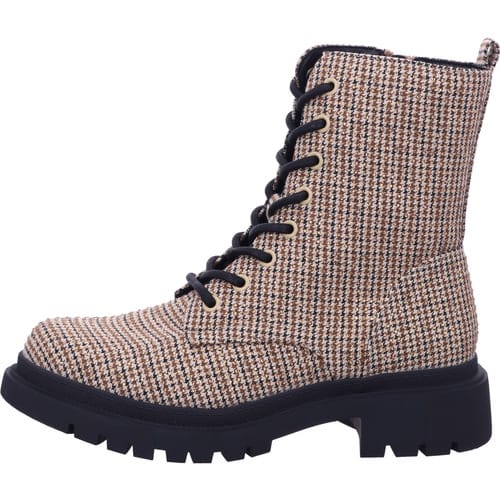 La Strada Bootie Beige Textiel - Damesschoenen - Maat - 37