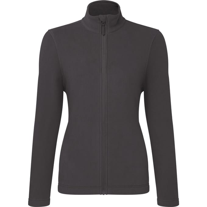 Premier Dames/Dames Recyclight Full Zip Fleecejack (Donkergrijs)