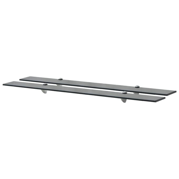 vidaXL - Schappen - zwevend - 2 - st - 100x10 - cm - 8 - mm - glas