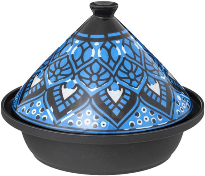 WEB2O Tajine - Tajinepan - Inductie geschikt - Blauw - 30 cm