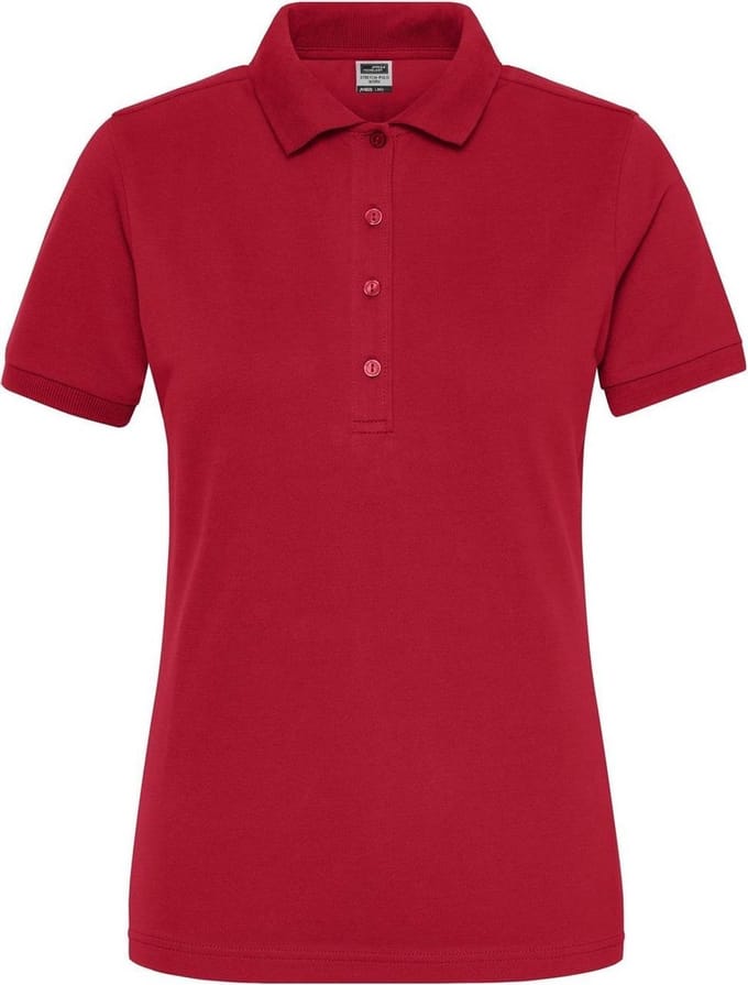 James and Nicholson Dames/dames Bio Stretch Polo Shirt (Rood)