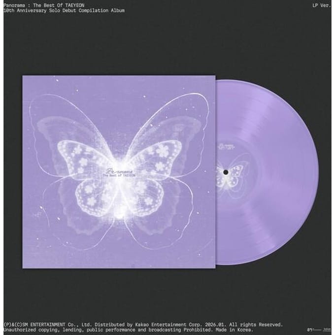 LP Ver TAEYEON Panorama The Best of TAEYEON No POB white